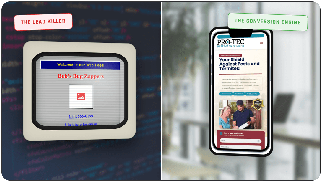 How Outdated Websites Cost Pest Control Leads